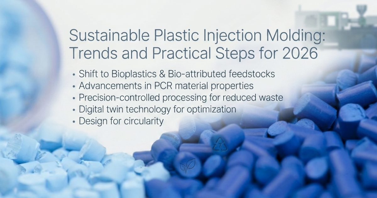 Sustainable Plastic Injection Molding: Trends and Practical Steps for 2026